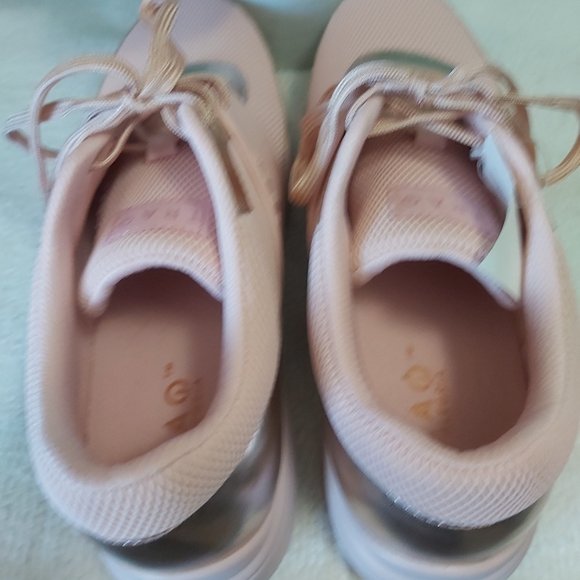 TRAQ by Alegria sneakers walking shoes pink gold - Picture 8 of 15